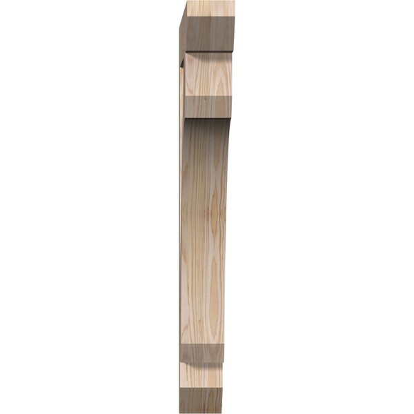 Legacy Slat Smooth Bracket, Douglas Fir, 3 1/2W X 24D X 32H